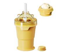 Bicchiere per cubetti di ghiaccio con coperchio, pieghevole, per bevande fredde, per viaggiatori, barman, feste in casa, campeggio, picnic, viaggi su strada, appartamento, camper, bar