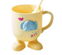 Bicchiere Per Lavare I Denti | Portaspazzolini Elefante Con Bicchieri Da Bagno | Tazza Riutilizzabile Cartoon Bagno Articoli per Pulizia Denti per Bambini e Adulti