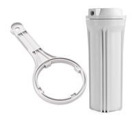 Bicchiere per osmosi inversa da 10" con filettatura da 1/4 compatibile con quasi tutte le apparecchiature per osmosi inversa. Bicchiere Porta Filtri Osmosi Inversa 5 Fasi JACAR