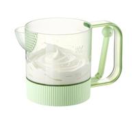 Bicchiere per sbattere le uova, frullatore semiautomatico con pressa manuale e design ergonomico, contenitore per miscelare alimenti, per cucina, forno, casa, ristorante, riunioni e sala da pranzo