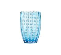 ZAFFERANO Perle Set 6 Bicchieri Tumbler Acquamarina Azzurro