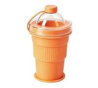 Bicchiere Pieghevole Per Acqua - Contenitore Idratazione con Coperchio 325 ml,Da Viaggio Pieghevole In Silicone Per Caffè - Per Bibite Gassate Succhi Bevande Campeggio Spiaggia Bambini Adulti