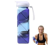 Bicchiere Pieghievole Da Viaggio,Tazza Pieghevole Riutilizzabile in Silicone - Contenitore Portatile Per Acqua Per Escursionismo Ciclismo Campeggio Palestra Viaggio Attività All'Aperto - Ideale per Ou