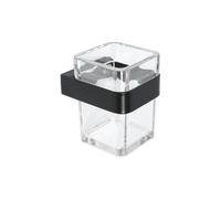 Porta Spazzolini Nero Da Parete Serie 25 Acciaio Verniciato