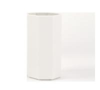 BICCHIERE PORTA SPAZZOLINI DA APPOGGIO BIANCO SET ACCESSORI BAGNO TOILETTE OTTO