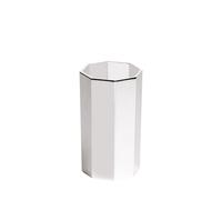 BICCHIERE PORTA SPAZZOLINI DA APPOGGIO CROMO SET ACCESSORI BAGNO TOILETTE OTTO