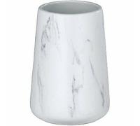 Bicchiere Porta Spazzolini da Bagno in Ceramica Adrada Effetto Marmo