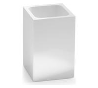 Bicchiere porta spazzolino Gedy SF98 02 SOFIA Bianco Bianco