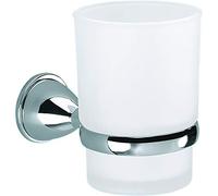 Bicchiere Porta Spazzolino In Metallo E Vetro Genziana Ge10 Gedy