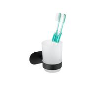 Bicchiere Porta Spazzolino Nero Turbo-Loc
