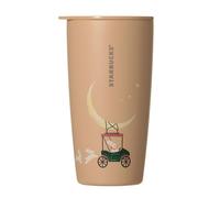Bicchiere Starbucks Japan Autumn Festival 2025 acciaio inox MiiR beige 473 ml