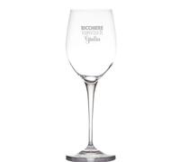 "Bicchiere terapeutico di..." Bicchiere Calice da Vino Bianco Rosso Spritz Drink Personalizzato con Nome Inciso Dedica Idea Regalo Amiche Originale Festa Della Mamma Compleanno Natale Cena