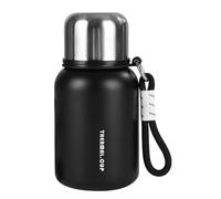 Bicchiere termico | bottiglia d'acqua isolata | tazza in acciaio inossidabile per bevande calde o fredde, uso scolastico sport campeggio viaggio, tazza portatile riutilizzabile con coperchio ermetico