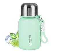 Bicchiere termico | bottiglia d'acqua isolata | tazza in acciaio inossidabile per bevande calde o fredde, uso scolastico sport campeggio viaggio, tazza portatile riutilizzabile con coperchio ermetico