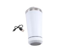 Bicchiere Termico USB da 16 Oz Bicchiere Riutilizzabile nel Acciaio Inossidabile un Doppia Parete Bicchiere da Birra Isolato da 473 Ml con