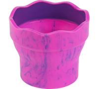 Bicchiere Vaschetta Lavapennelli Clic&Go Viola Faber-Castell