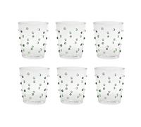Bicchiere Zafferano Party Tumbler Verde 45 Cl Set 6 pezzi In Vetro