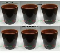 BICCHIERI 6-PEZZI TERRACOTTA CERAMICA CC.200 SENZA MANICO CANTINA 2024 10