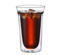 Bicchieri a doppia parete - Tazza termica minimalista | Bicchieri da dessert gelato | Bicchieri da cappuccino | Bicchieri a doppia parete per caffè, tè, whisky, cocktail e bevande
