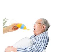 Bicchieri A Prova Di Fuoriuscita Con Dispositivo Antisoffocamento For Adulti, Cucchiaio Convalescente Bevanda For Maternità Acqua Zuppa Porridge Difficoltà Di Deglutizione(Blue)