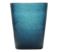 Bicchieri Acqua Monochrome Deep Blu Scuro 4pz 30 cl in Pasta Vetro MEMENTO