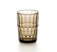 BICCHIERI ALTO VANITY in Cristallo Acrilico Bio-based 6 pezzi diametro Ø 8,5xh 11,8 cm- 480 cc BPA FREE bibite, cocktail e frullati colore Fumo grigio