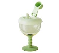Bicchieri Antigoccia Per Bambini- 8,5x8,5x13 Cm Goblet Riutilizzabile Da 180 Ml Con Coperchio | Bicchiere Antigoccia Per Latte | Bicchiere Da Bere Inodore Per Bambin Bambine Superiore Per Casa