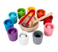 Bicchieri assortiti, bicchieri classificatori da gioco, giocattoli per contare e classificare, giochi per classificare i colori per bambini piccoli, attività di apprendimento prescolare, giocattoli D