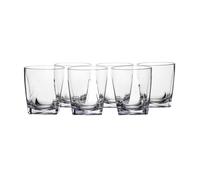 Bicchieri bassi tumbler - in SAN set 6 pezzi trasparente incolore, dimensioni 8x8xH9 cm, peso 0,64 kg trasparenti grande resistenza trasparente
