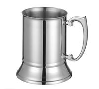 Bicchieri Birra 16OZ 18/8 Stainless Steel Matt Black Tankard(Sliver)