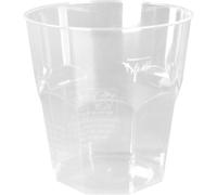 Bicchieri Cocktail in Plastica PS 200cc tacca 160cc cfz 50pz (Trasparente)