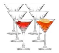 Bicchieri coupé a coste, set da 6 bicchieri vintage Martini da 155 ml, bicchieri da cocktail Martini, bicchieri da champagne, bicchieri da champagne e margarita, perfetti per feste, regali, feste di