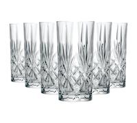 BICCHIERI DA ACQUA E COCKTAIL IN VETRO MODERNI S P A LINEA MELODIA SET 6 SINGLE