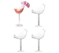 Bicchieri da alcol, , trasparenti, con base alta e stabile, bicchieri da bar, cocktail, champagne, succhi, liquori, borboni, feste, matrimoni, Natale, inaugurazione della casa e vacanze
