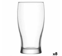Bicchieri da Birra LAV Belek Trasparente Cristallo 6 Pezzi [8 Unità] [375 cc]