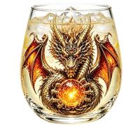 Bicchieri da cocktail 3D Dragon Design Stemless vino whisky tazze | Bicchieri da acqua per celebrazioni, banchetti, club, ristoranti, cene a casa, feste, bar