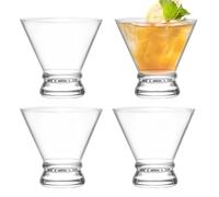 Bicchieri da cocktail Margarita, bicchieri Margarita, kit di bicchieri da vino da 200 ml, bicchiere trasparente per caffè, riunione di famiglia, discoteca, casa, bar.