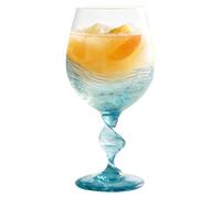 Bicchieri da cocktail - Set di bevande per vino con un design a onda marina | Bicchieri da champagne - per riunioni di famiglia banchetti ed eventi