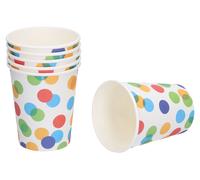 Bicchieri da festa con punti 250 ml, 6 pz