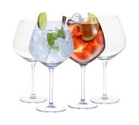 alpina Bicchieri da gin grandi, 730 ml, set di 4 bicchieri da gin tonic, in stile Copa, per cocktail e cocktail G&T, regalo per feste, casa, bar, pub, ristoranti, bicchieri da stelo