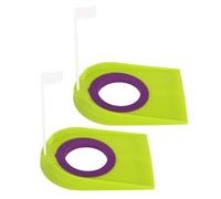 Bicchieri da golf, 17,8 x 13,5 cm, con bandiera, foro per mettere il putter - per sala giochi all'aperto, giardino, cortile, prato, uomini, donne, atleti principianti