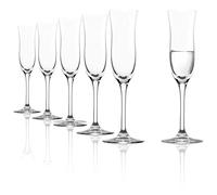 Bicchieri da Grappa Classic Set di 6, 100 ml - Bicchieri di Alta Qualità per Grappa, Distillati & Tresterbrand - Calici Digestivi Eleganti in Cristallo - Lavabili in Lavastoviglie & Made in Germany