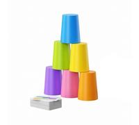 Bicchieri da Impilare Colorato Gioco di con Bicchieri per Casa, Bambini