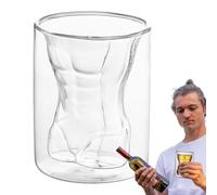 Bicchieri da liquore a forma di corpo - bicchieri trasparenti per bevande unici | Fun Adult Glass Set per eventi, uso in viaggio, display Home bar, regalo al lavoro