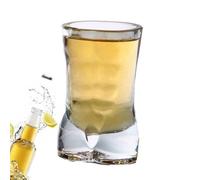 Bicchieri da liquore a forma di corpo da uomo, dalla forma sexy squisita, con base pesante, squisita tazza di a forma di corpo, tazza da birra per whisky, per casa, addio al celibato, feste