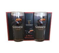 Bicchieri da Pinta Guinness Toucan, Confezione da 2, 1 Pinta
