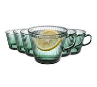 Bicchieri da tè verde e caffè VERDE, 420 ml, confezione da 6 pezzi.
