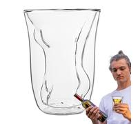Bicchieri da vino a forma di corpo,Bicchieri da shot a forma di corpo - Tazza di trasparente,Tazze di bevande per viaggi notturni sul posto di lavoro, bicchieri da bar