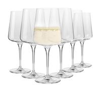 Bicchieri da vino bianco e frizzante Set di 6 bicchieri Eleganti Crystal Glass