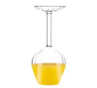 Bicchieri da vino con stelo da 400 ml, bicchieri moderni capovolti, bicchieri da bere con stelo invertito, per uomini e donne, cucina, bar, compleanni, feste, matrimoni, Natale, pesce d'aprile